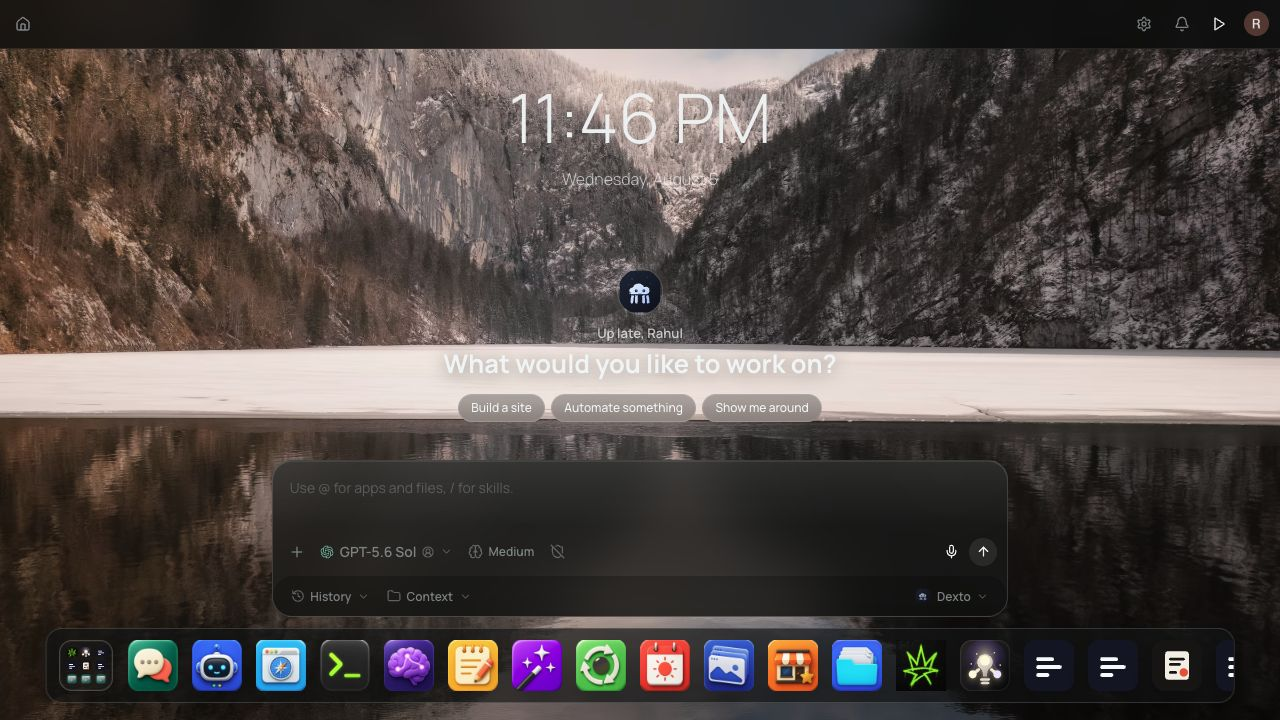 Dexto Home screenshot